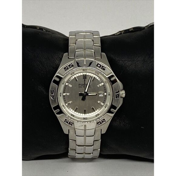 Fossil PR5339 Women's Silver Stainless Steel Analog Dial Quartz Wrist Watch EY64 - Picture 1 of 12